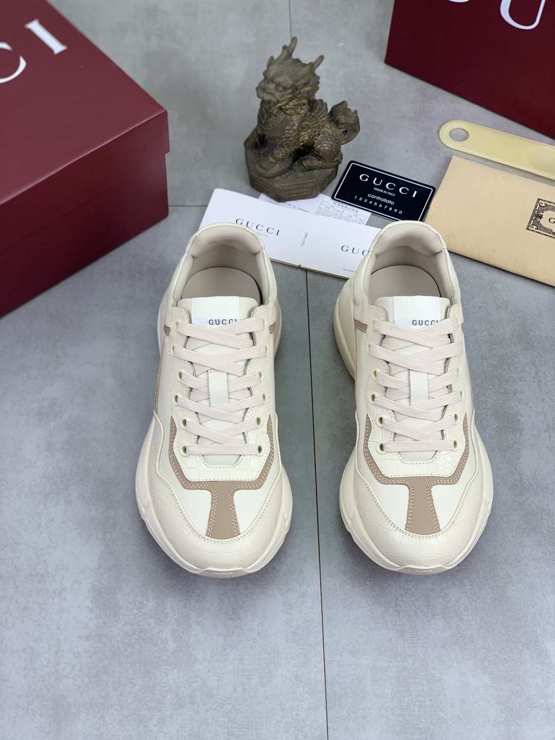 Gucci Paneled Chunky Sneakers