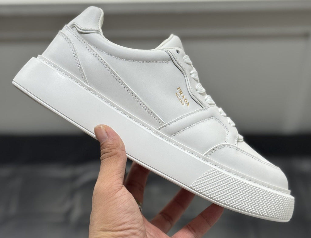 Prada Men's Paneled Lace-Up Sneakers